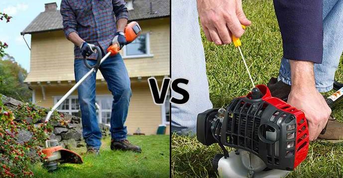 gas vs electric trimmer